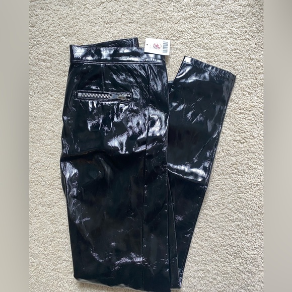 NEVER WORN URBAN OUTFITTERS SHINY LEATHER PANTS - Picture 1 of 6